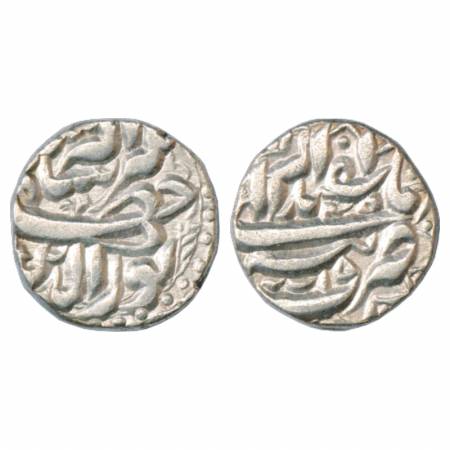 Jahangir (1605-1627 AD), Silver Rupee, Tatta Mint, Isfandarmunz, AH 1027/RY 15, KM 145.17.