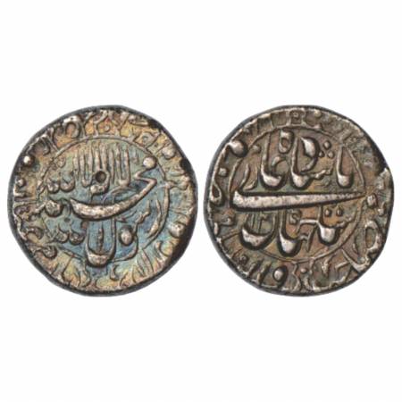Shah Jahan (1628-1658 AD), Silver Rupee, Qandhar Mint, AH 1048/RY 12, KM 228.3. Very Fine,