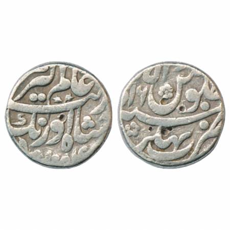 Aurangzeb (1658-1707 AD), Silver Rupee, Bhakkar Mint, AH 1084/RY 16, KM 302.1. Very Fine, 