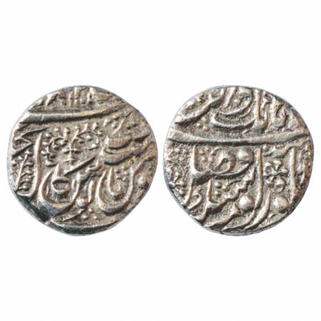 Sikh Empire, Ranjit Singh (1799-1839 AD), Silver Ber Shahi Rupee, Amritsar Mint, VS 1862, 