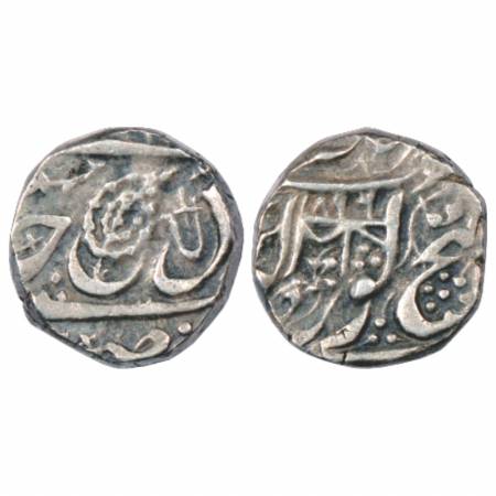 Sikh Empire, Silver Rupee, Gobindshahi, Derajat Mint, year of issue VS 1896 (1839 AD). Ver