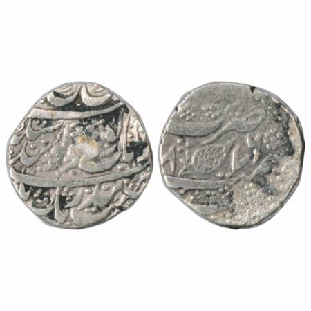 Sikh Empire, Silver Rupee, Kashmir Mint, Gobindshahi, year of issue VS 1876 (1819 AD) firs