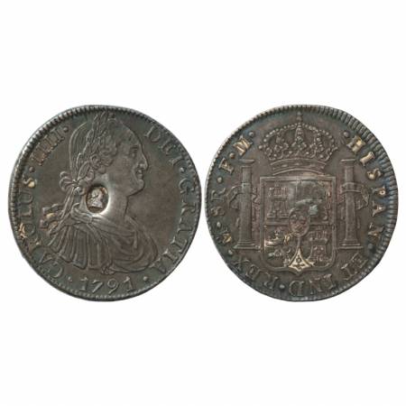 Great Britain, Charles III, Silver Dollar, 1791, 26.91g. Obv: Portrait bust of Charles III