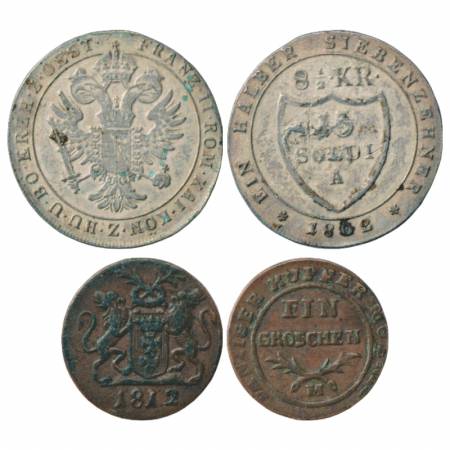 Italian State-Gorizia, Franz II, Billon 15 Soldi (8½ Kreuzer), 1802, 'A' mint mark, KM C10