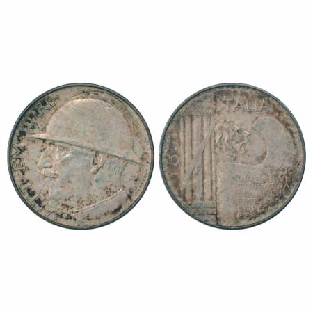 Italy, Vittorio Emanuele III, Silver 20 Lira, 1928, 'R' mint mark, 19.33g. Sub: 10th Anniv