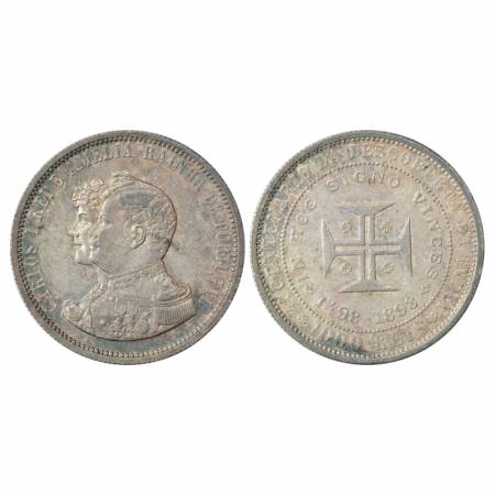 Portugal, Carlos I, Silver 1000 Reis, 1898, 24.82g. Sub: 400th Anniversary Discover of Ind
