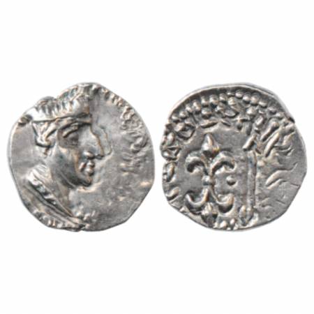 Western Kshatrapas, Kshaharata Dynasty, Nahapana (33-78 AD), Silver Drachm, 2.41g. Obv: Po