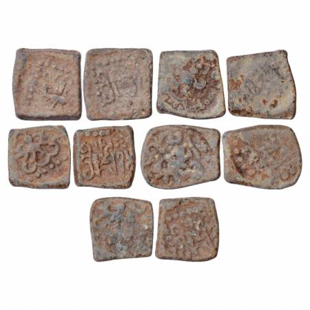 Gupta Empire, Kumara Gupta (415-450 AD), Lead Unit (5). Obv: Garuda. Rev: Brahmi legend Sr