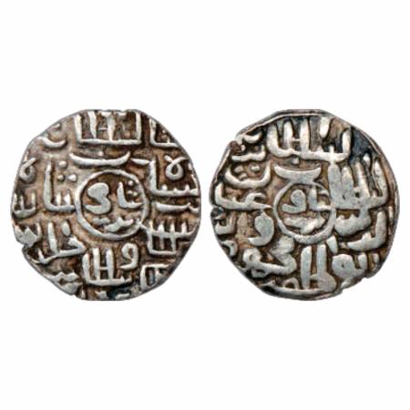Sultans of Bengal, Ghiyath al-Din Mahmud Shah (1532-1538 AD), Silver ¼ Tanka, "Da" Mint, G