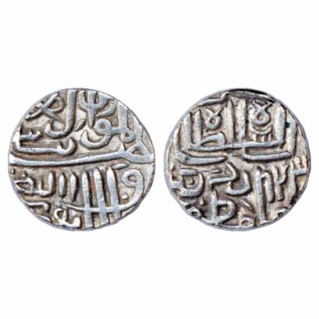 Sultans of Gujarat, Qutb al-Din Bahadur Shah (1526-1537 AD), Silver Tanka, AH 943, G&G G34