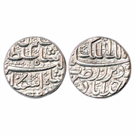 Jahangir with Pre-accession name Salim, Silver Rupee, Ahmadabad Mint, Isfandarmunz 50, KM 