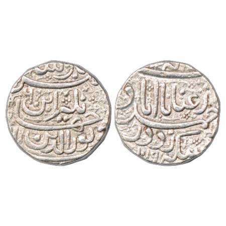Jahangir (1605-1627 AD), Silver Sawai Rupee (25% Heavy Weight), 14.29g. Ahmadabad Mint, 'I