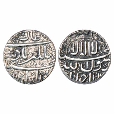 Jahangir (1605-1627 AD), Silver Heavy Rupee (20% Heavy Weight), 13.64g. Ahmadabad Mint, AH
