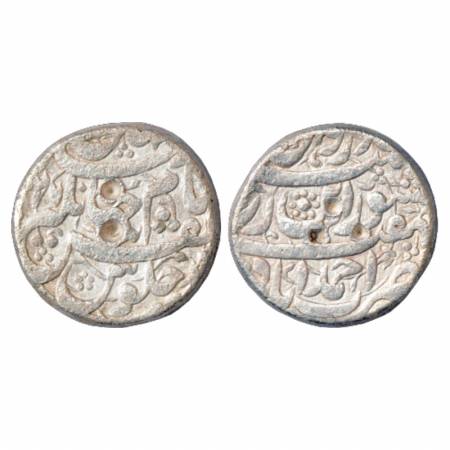 Jahangir (1605-1627 AD), Silver Rupee, Ahmadabad Mint, 'Kishwar' couplet, AH 1027, KM 149.