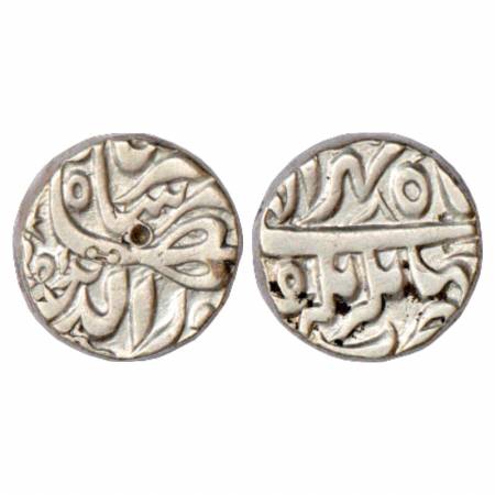 Jahangir (1605-1627 AD), Silver Rupee, Jahangirnagar Mint, RY 5, KM 145.7. Very Fine+, Ver