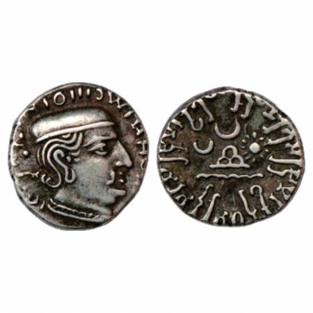 Western Kshatrapas, Mahakshatrapa Rudrasimha I (188-197 AD), Silver Drachm, dated SE118, J