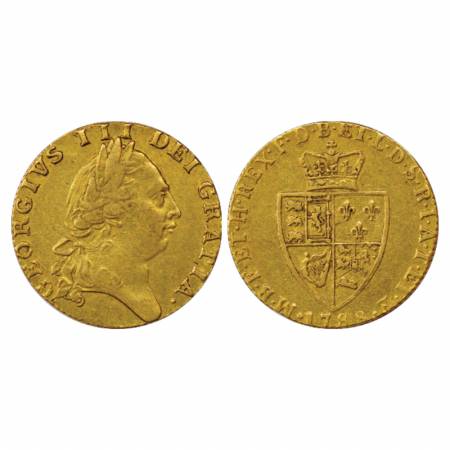 Great Britain, George III, Gold Guinea, 8.30g. 1788. Obv: Draped bust of king to right. Re
