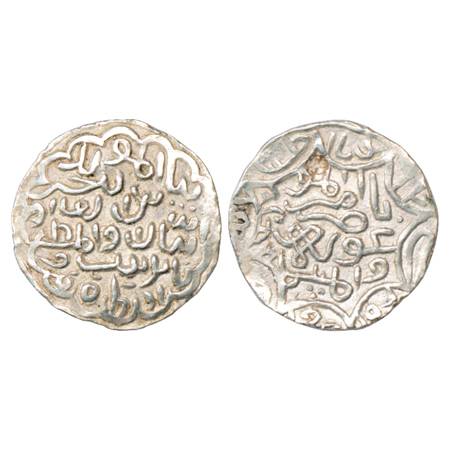 Sultans of Bengal, Shihab al-Din Bayazid Shah (1412-1414 AD), Silver Tanka, Firuzabad Mint