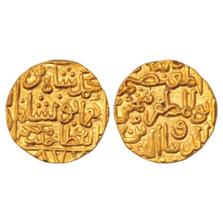 Bahmani Sultans of Deccan, Shams al-Din Muhmmad Shah III (1463-1482 AD), Gold Tanka, Hadra