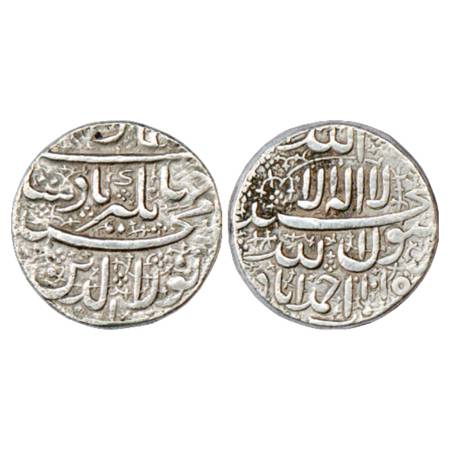 Jahangir (1605-1627 AD), Silver Heavy Rupee (20% heavy weight), 13.62g. Ahmadabad Mint, AH