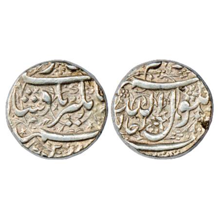 Jahangir (1605-1627 AD), Silver Rupee, Jalnapur Mint, KM 141.6. Very attractive. Very Fine