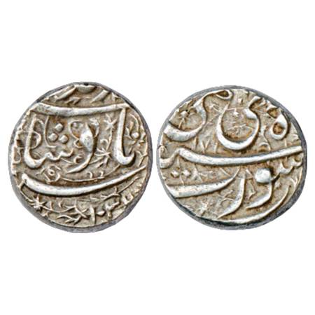 Jahangir (1605-1627 AD), Silver Rupee, Surat Mint, Di, AH 1032/RY 17, KM 145.15. Very Fine