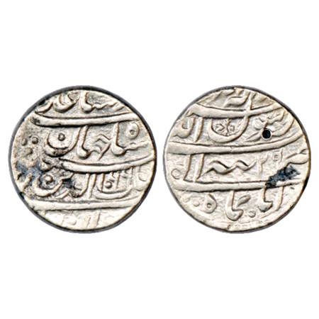 Shah Jahan (1628-1658 AD), Silver Rupee, Tatta Mint, Aban, AH 1066/RY 29, with Emperor's f
