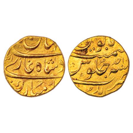 Shah Jahan II (1719 AD), Gold Mohur, 10.94g. Elichpur Mint, AH xx31/RY Ahd, mint unreporte