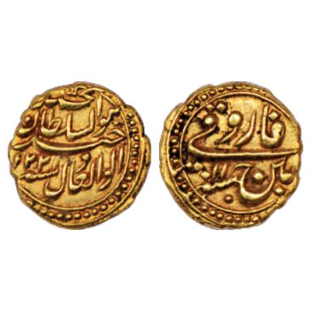 Mysore, Tipu Sultan (1787-1799 AD), Gold Pagoda, 3.41g, Pattan Mint, AM1221/RY 11, KM 129a