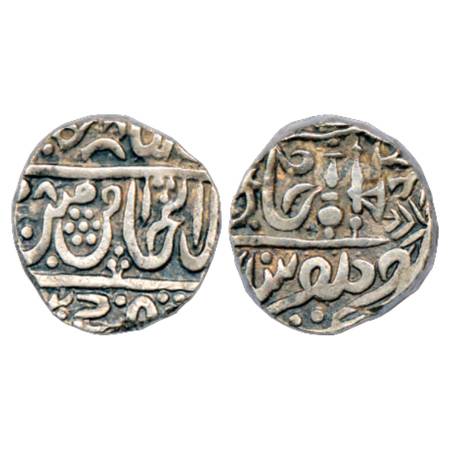 Gwalior , Silver Rupee, Seorha/Sabalgarh Mint, in the name of Shah Alam II, fixed RY 35, s