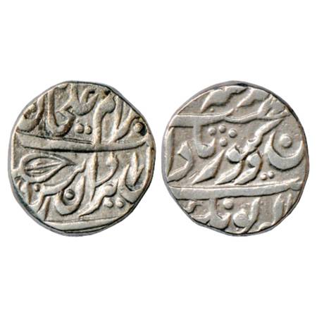 Tonk , Silver Rupee, Tonk Mint, in the names of Muhammad Ibrahim Ali Khan and Queen Victor