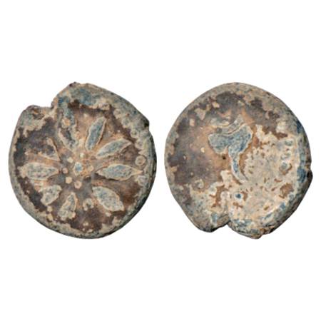 Feudatories of the Guptas, uninscribed Lead Unit provisionally attributed to the Aulikaras