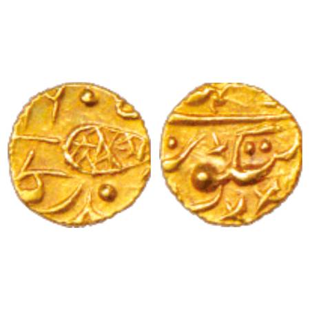 Sikh Empire, Second Anglo-Sikh War (1848-1849 AD), Gold Rupee, 0.65g, Multan Mint, Struck 