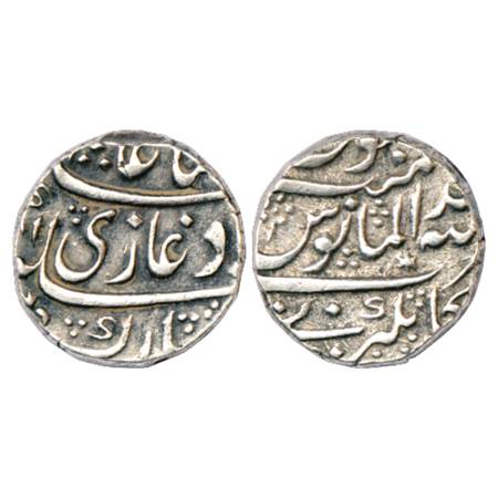 Hyderabad Feudatories, Silver Rupee, Kankruti Mint, in the name of Alamgir II, RY Ahd. Ver