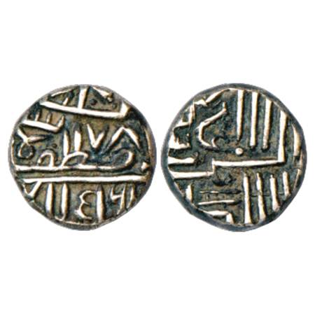 Junagadh, Silver 'Diwanshahi' Kori with Shri Diwan legend, early issue in the name of Muza