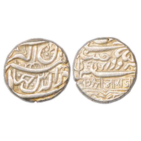 Kutch, Bharmalji I (1586-1632 AD), Silver Kori, with the name of Mughal Emperor Jahangir, 
