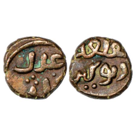 Sultans of Delhi, Tughlaqs, Ghiyath al-Din Tughlaq (1320-1325 AD), Copper 'Adli, Qila'a De