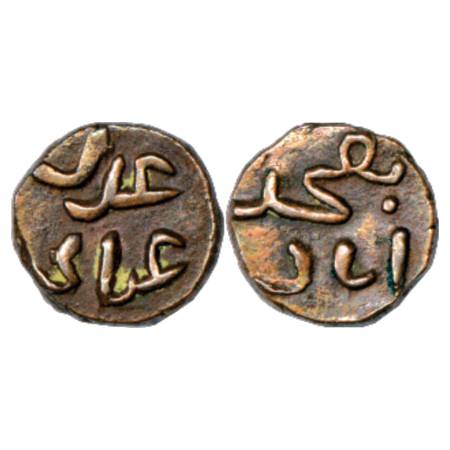 Sultans of Delhi, Tughlaqs, Ghiyath al-Din Tughlaq (1320-1325 AD), Copper 'Adli, Fakhrabad