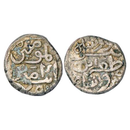 Sultans of Delhi, Tughlaqs, Firuz Shah Zafar (1389 AD), Billon Tanka, NM, AH 79(2?), G&G D