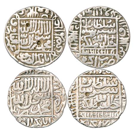 Sultans of Delhi, Suris, Sher Shah (1538-1545 AD), Silver Rupee (2), Agra Mint, AH 948, G&