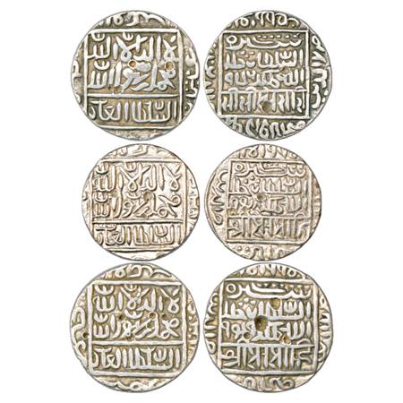 Sultans of Delhi, Suris, Sher Shah (1538-1545 AD), Silver Rupee (3), Fathabad Mint, AH 947