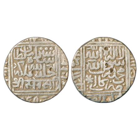 Sultans of Delhi, Suris, Sher Shah (1538-1545 AD), Silver Rupee, Kalpi Mint, AH 949, G&G D
