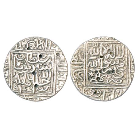 Sultans of Delhi, Suris, Sher Shah (1538-1545 AD), Silver Rupee, Kalpi Mint, AH 949, G&G D