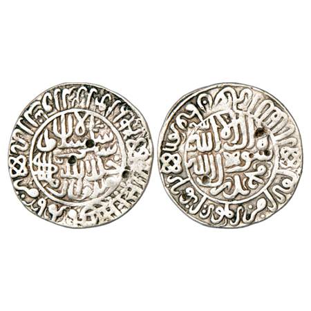 Sultans of Delhi, Suris, Sher Shah (1538-1545 AD), Silver Rupee, Malot Mint, AH 949, G&G D