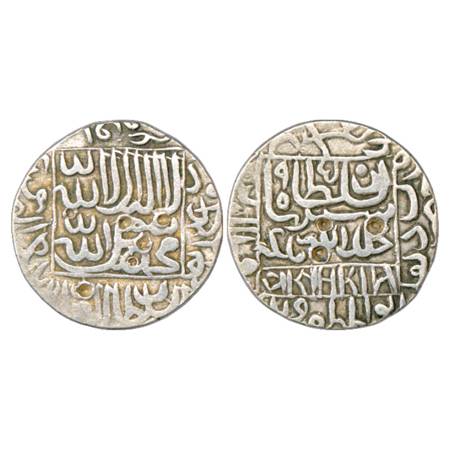 Sultans of Delhi, Suris, Sher Shah (1538-1545 AD), Silver Rupee, Shergarh 'urf Hazrat Dehl