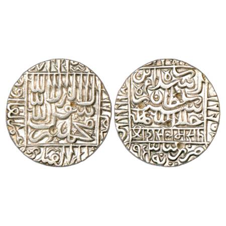 Sultans of Delhi, Suris, Islam Shah (1545-1552 AD), Silver Rupee, Biana Mint, AH 953, G&G 