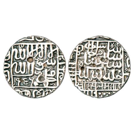 Sultans of Delhi, Suris, Islam Shah (1545-1552 AD), Silver Rupee, Chunar Mint, AH 956, G&G