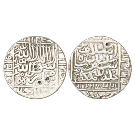 Sultans of Delhi, Suris, Islam Shah (1545-1552 AD), Silver Rupee, Shergarh Dehli Mint, AH 