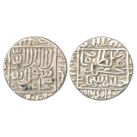 Sultans of Delhi, Suris, Muhammad Adil Shah (1552-1556 AD), Silver Rupee, Gwaliar Mint, AH