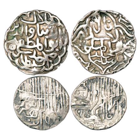 Sultans of Bengal, Jalal al-Din Muhammad Shah, Silver Tanka (2), (1st reign, 1415-1416 AD)